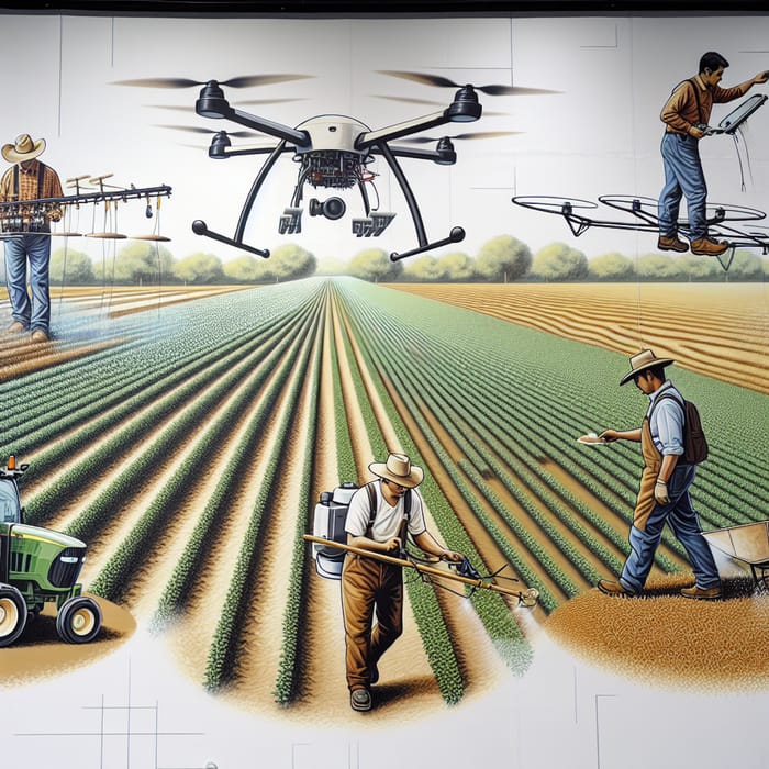 Agriculture Drone Applications: Pesticides, Spreaders, Seeders