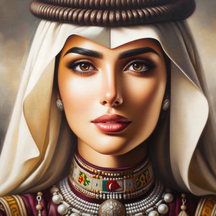 Qatari Woman in Traditional Dress | Portrait