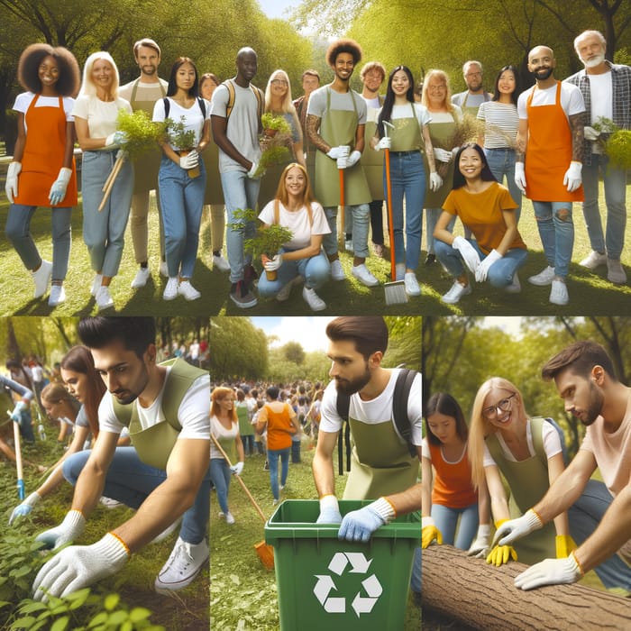 Environmental Volunteering for Green Initiatives