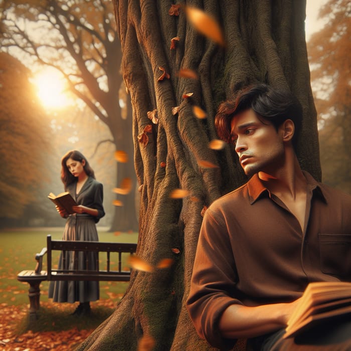 Unrequited Love: Evocative Scene of Longing in the Park