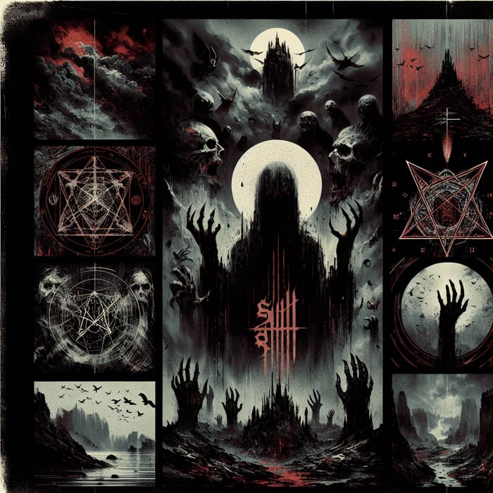Apocalyptic Thrash Metal Album Art Inspired by Slayer