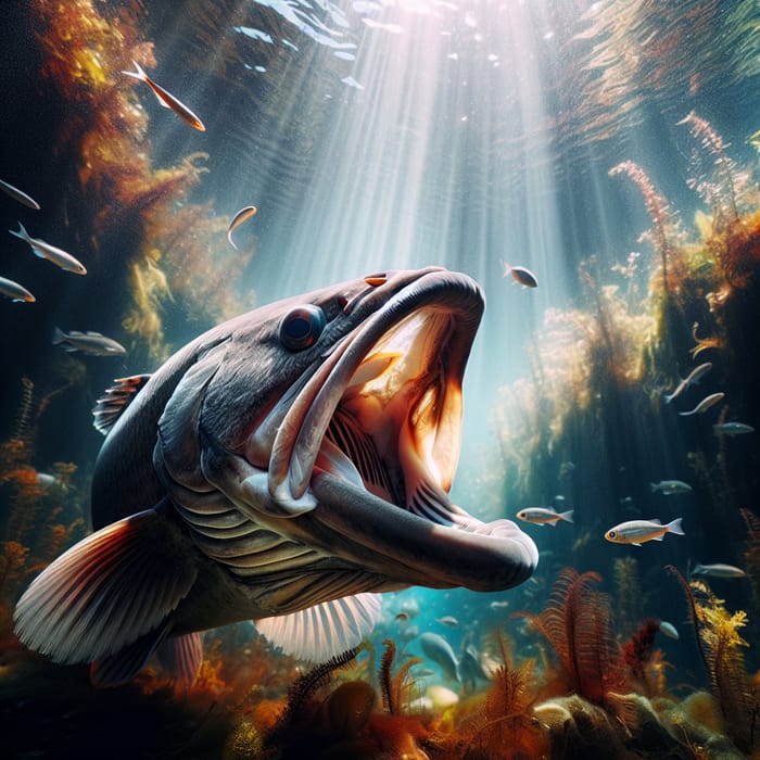 Breathing Fish: A Vibrant Underwater Scene Breathing Fish: A Vibrant Underwater Scene