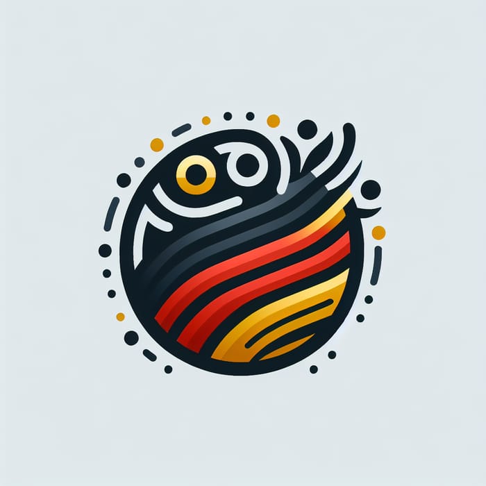 Creative Instagram Logo Design for Teaching German