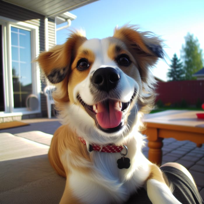 Happy Dog - A Cheerful Canine Companion