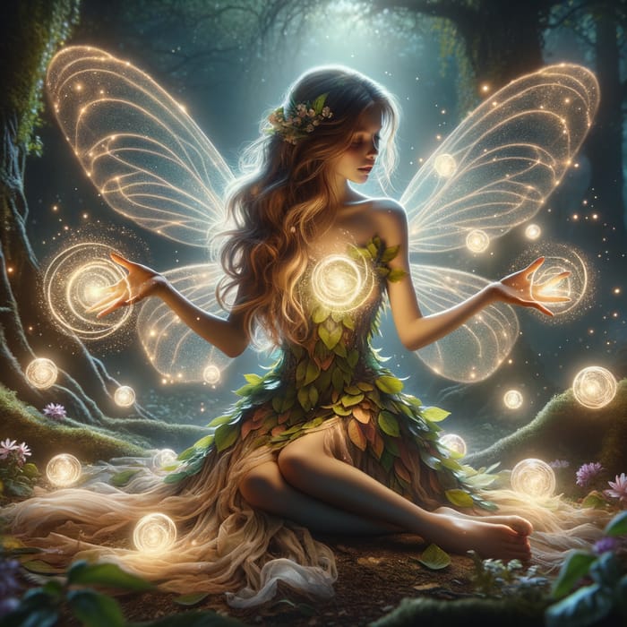 Captivating Fairy Display | Enchanting Fantasy Scene