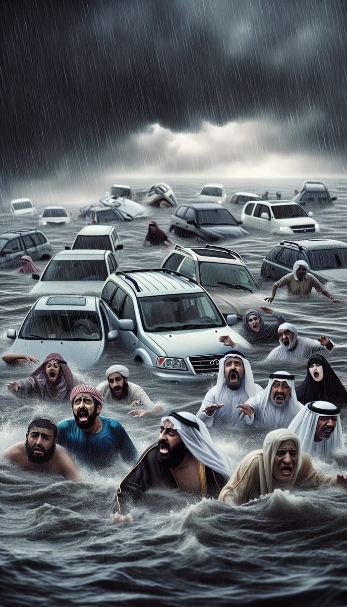 Horrific Flood Escape: Arab Nations in Turmoil