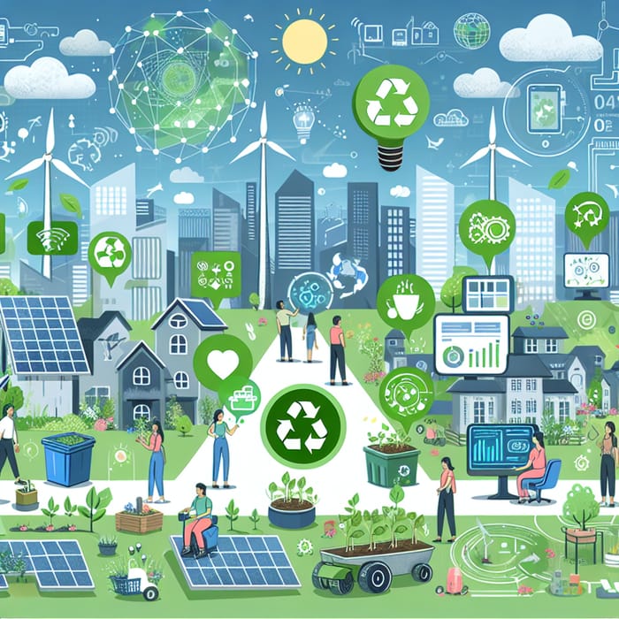 Digital Sustainability: Green Energy, Recycling, Smart Farming