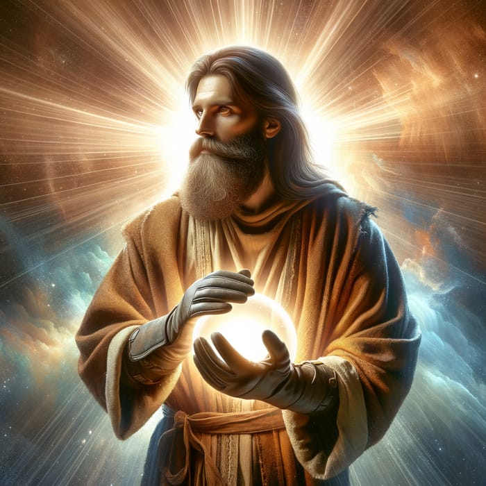 Marvel Jesus - Enigmatic Historical Figure with Glowing Orb