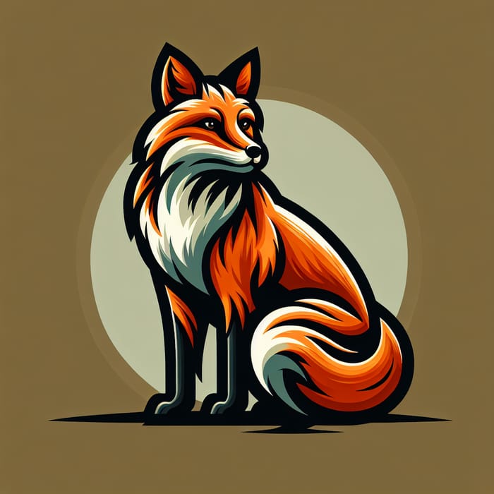 Formal Fox Logo Design | Elegant Fox Illustration
