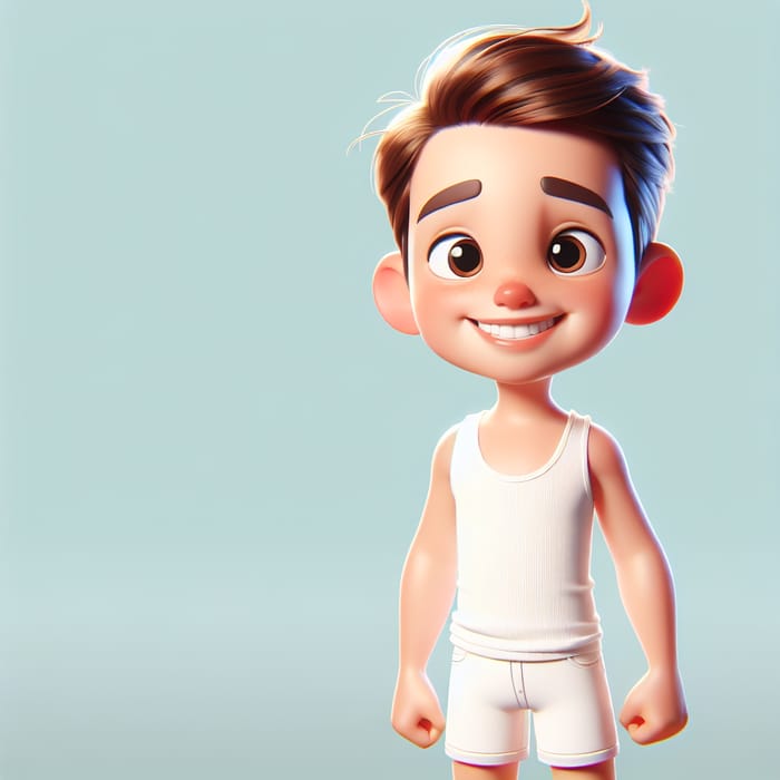 Expressive Small Boy Animation: Joyful & Wistful