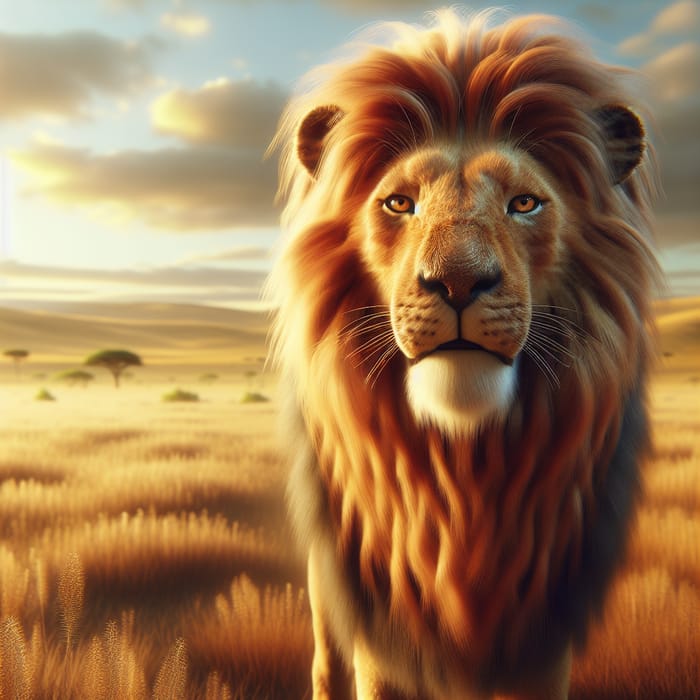 Majestic Lion Roaming the Savannah | Wild Beauty of Nature