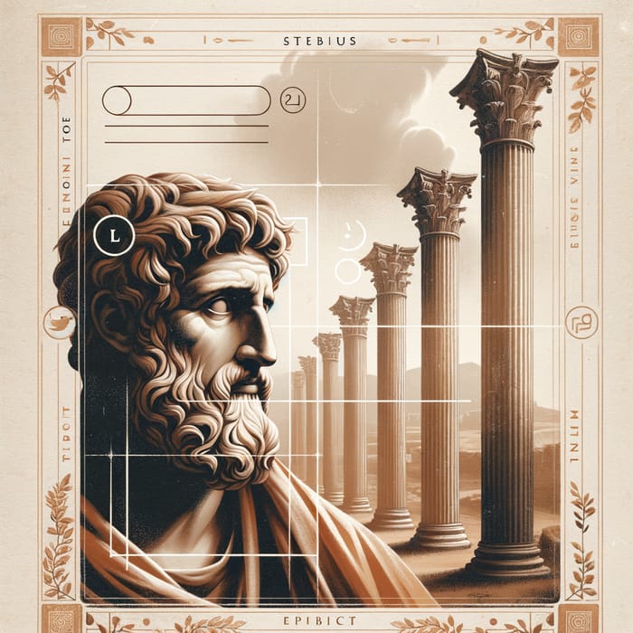 Marcus Aurelius Instagram Story Template - Ancient Wisdom Inspires