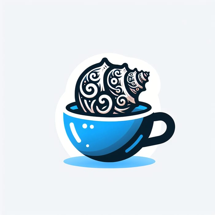 Conchball Logo in Cup Design | Unique Modern Emblem