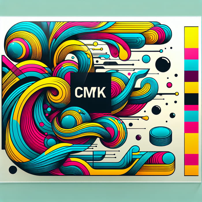 CMYK Glass Decal Artwork for Printing Company