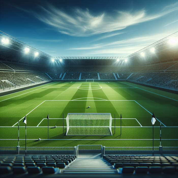 Lush Green Soccer Field | Spectacular Stadium View
