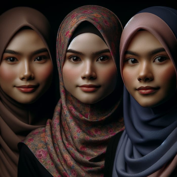 Malaysian Hijab Students: Embracing Diversity in Faces