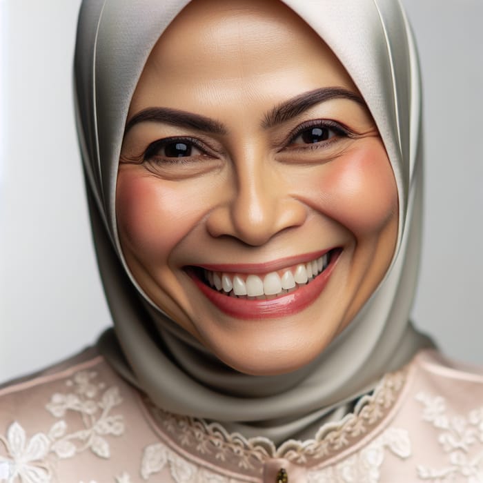 Radiant Malay Woman | 35 Years Old Studio Photo