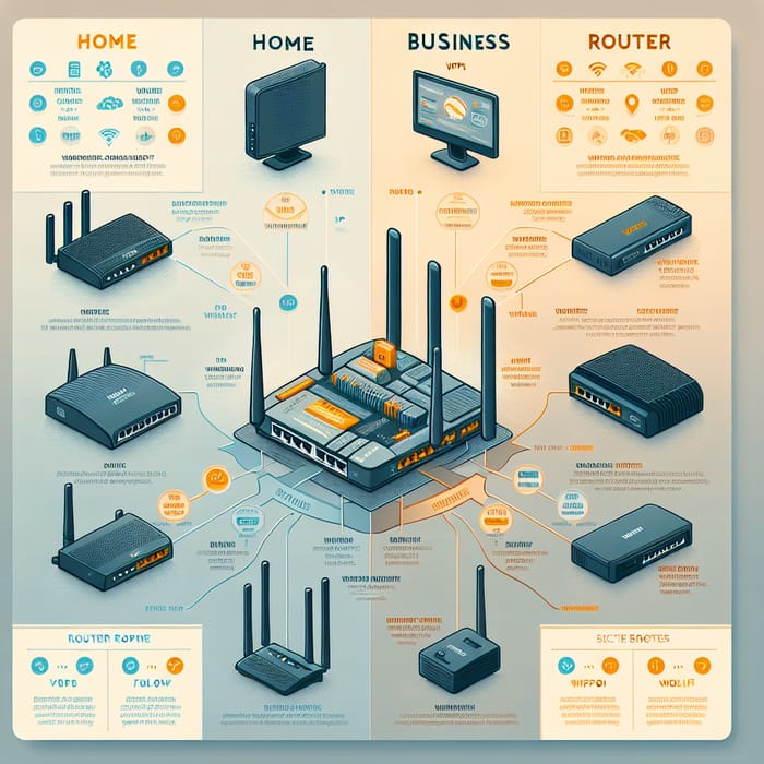 Different Types of Routers: Home & Business | Infographic
