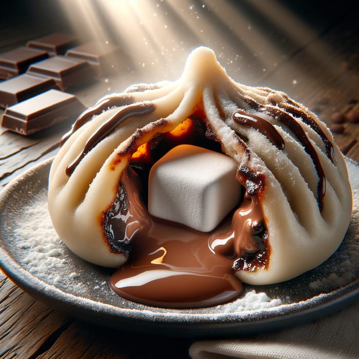 Chocolate Marshmallow Dumpling Recipe | Sweet Delight