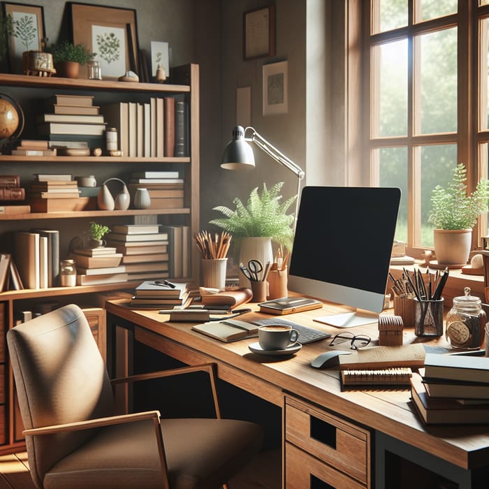 Cozy Home Office Setup for Studying | Workspace Inspiration
