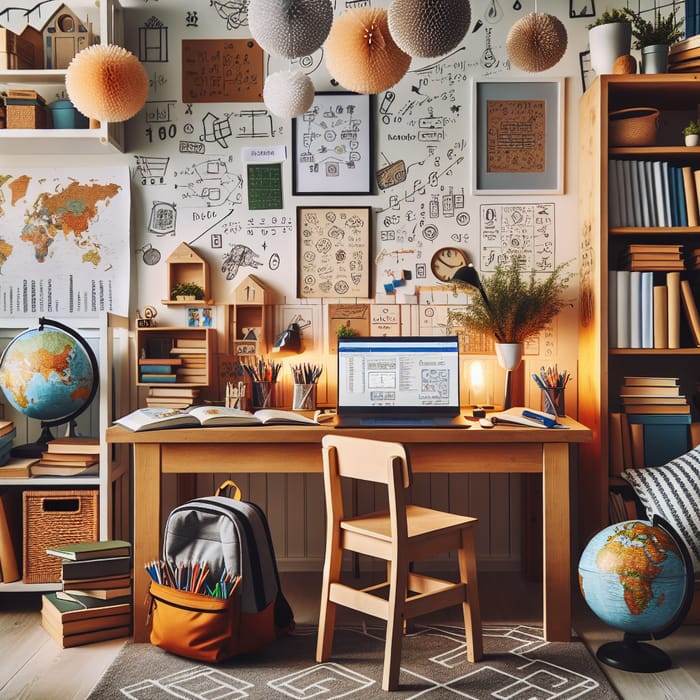 Inspiring Home Schooling Room Setup for Young Learners