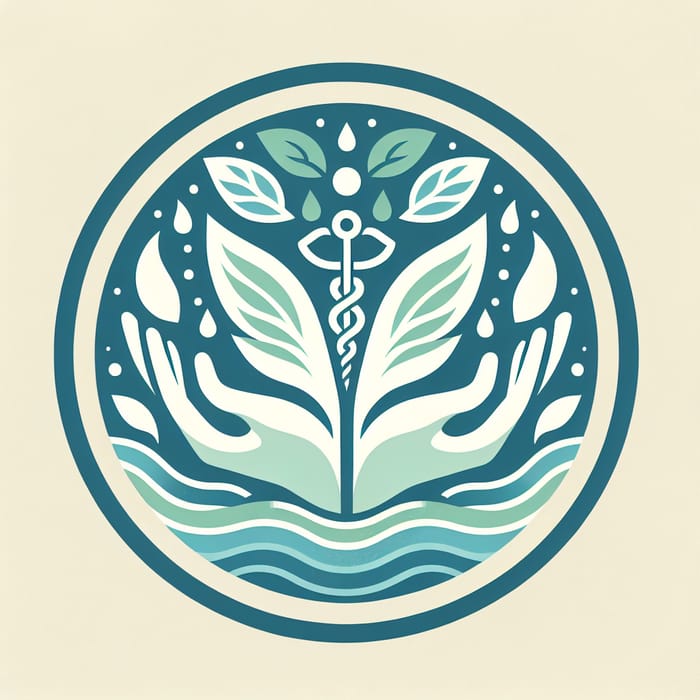 Elegant Heal Icon for Wellness and Restoration