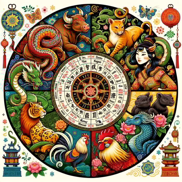 vietnamese-zodiac-animals-illustration-authentic-culture-ai-art