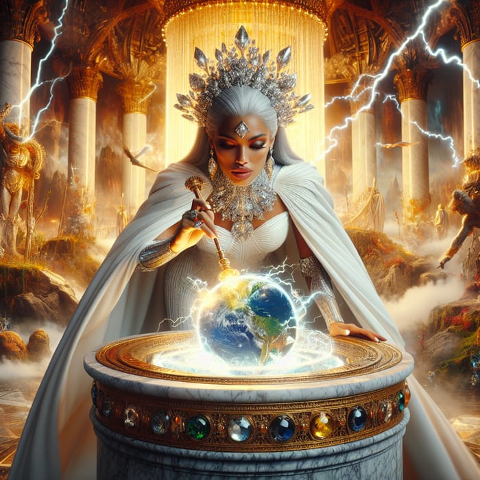 Mystical Heroine Energizes Earth with Electric Powers