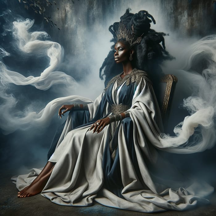 Majestic Black Woman in New Jerusalem: Spiritual Authority and Divine Connection