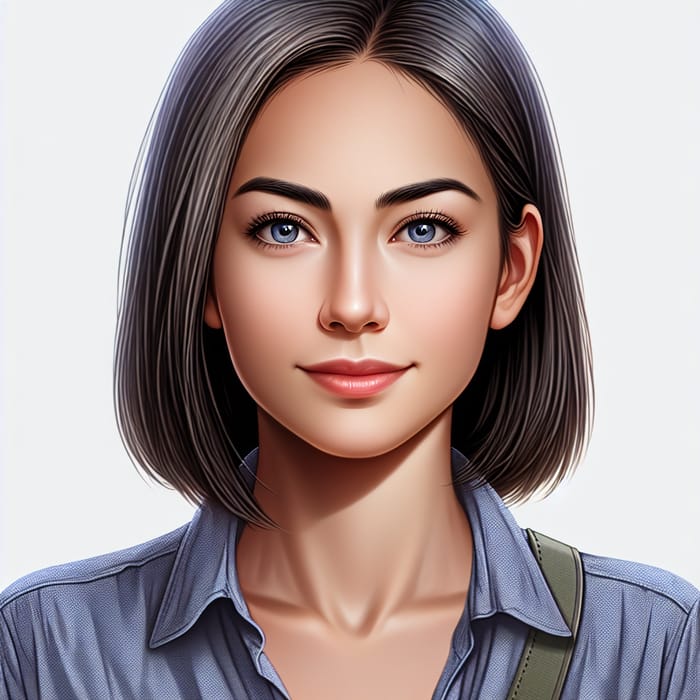 Confident Female Software Developer Avatar
