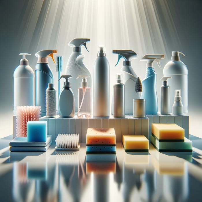 Luxury Cleaning Supplies: Elegant Minimalist Collection