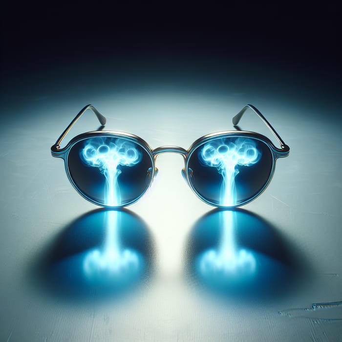 X-Ray Sunglasses: Ethereal Glow Imagined