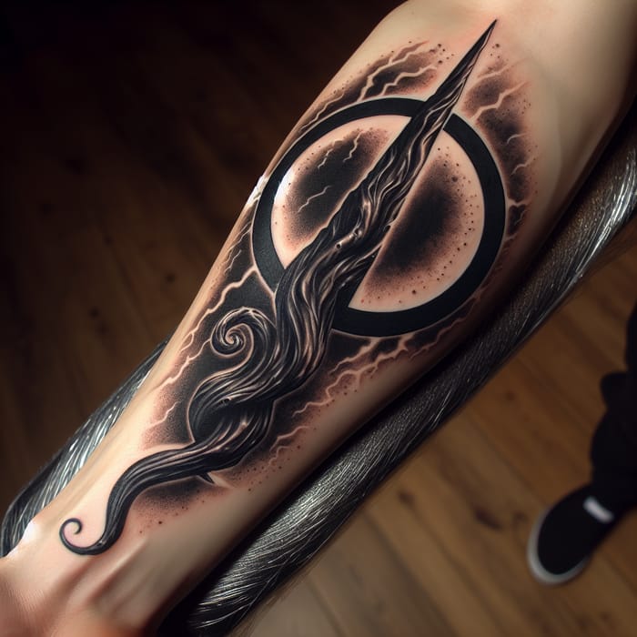Realistic Dark Mark Tattoo on Forearm | Harry Potter Inspired Ink