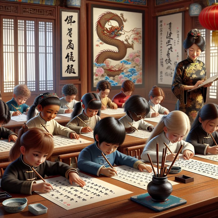 Cultural Classroom: Diverse Traditional Chinese Learning Environment