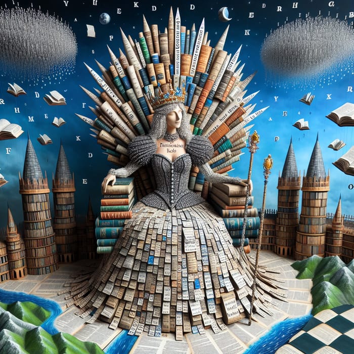 Queen of Words: Majestic Ruler of the Literary Realm