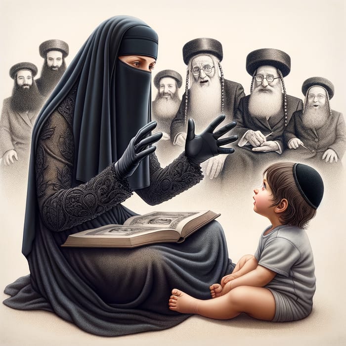 Captivating Stories of Famous Rabbis Shared by Mother in Niqab