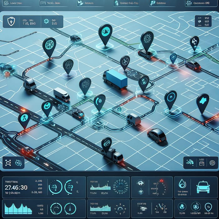 GPS Fleet Tracking System Visualization