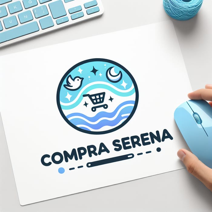 Compra Serena - Online Novelty Store Logo with Serene E-commerce Design