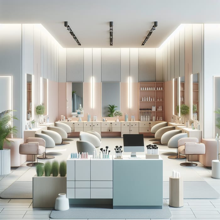 Minimalist Beauty Institute Design Ideas