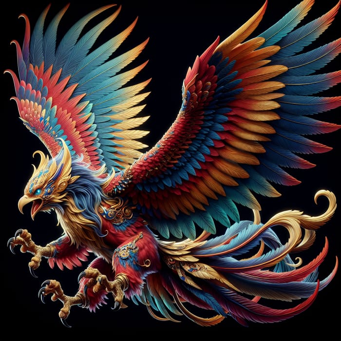 Majestic Garuda: Magnificent Indonesian Mythical Bird