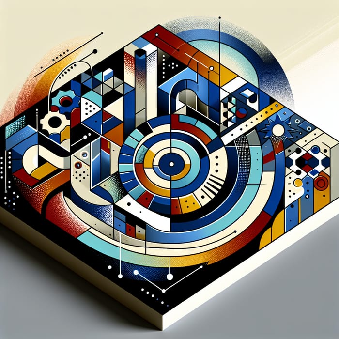 Vibrant Abstract Art for Colombian Ceramic Company Vibrant Abstract Art for Colombian Ceramic Company