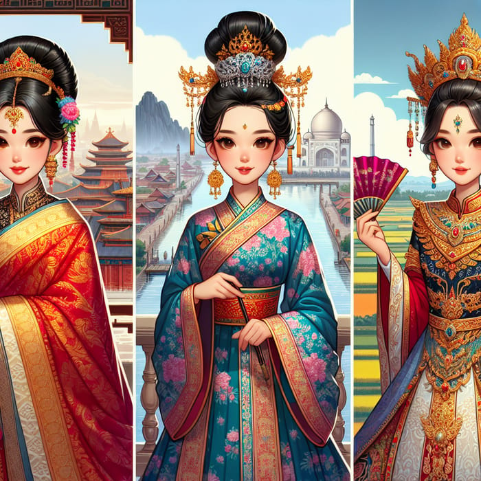 Disney Princesses in Asia: South, East & Southeast Asian Royalty