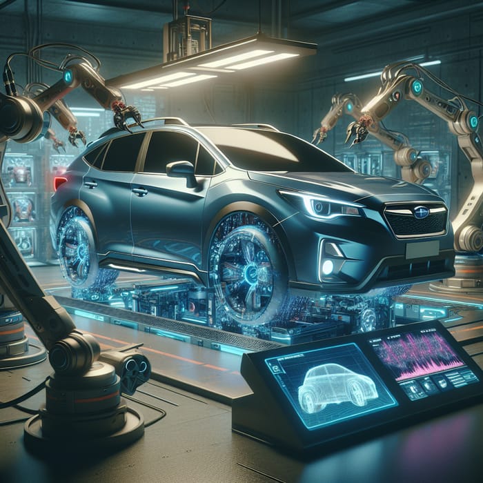 Futuristic Subaru Tribeca Tuning in Advanced Setting