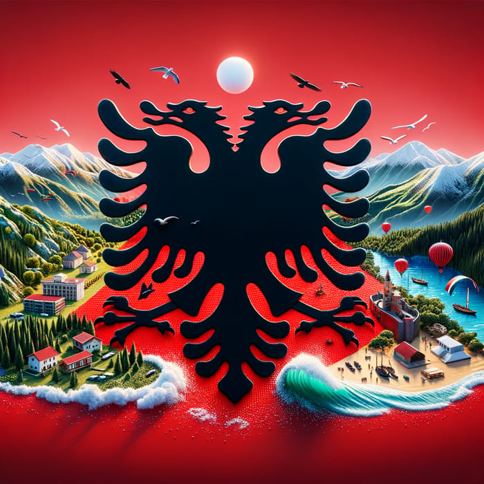 Discover the Beauty of Albania | Natural Landscapes & Flag
