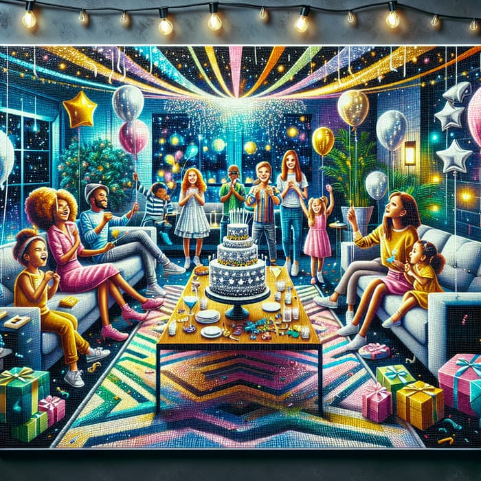 Craft a Modern Birthday Party: Colorful Decor, Cake & Fun