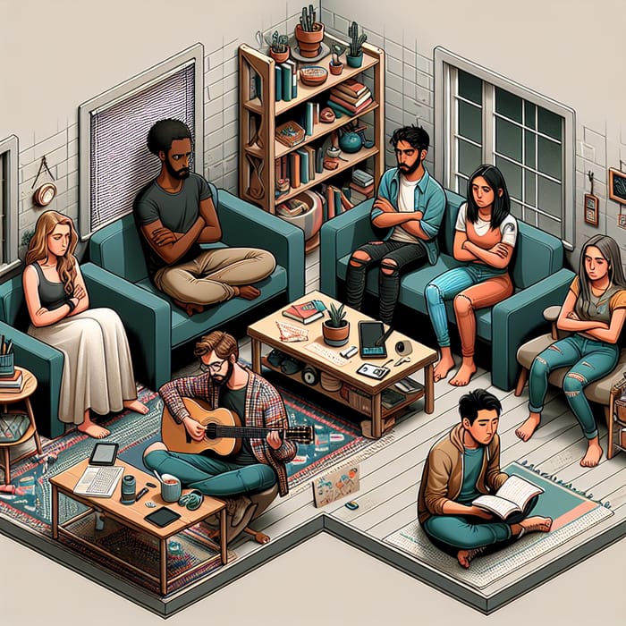 Roommates Feeling Uneasy: Diverse Group in Shared Space