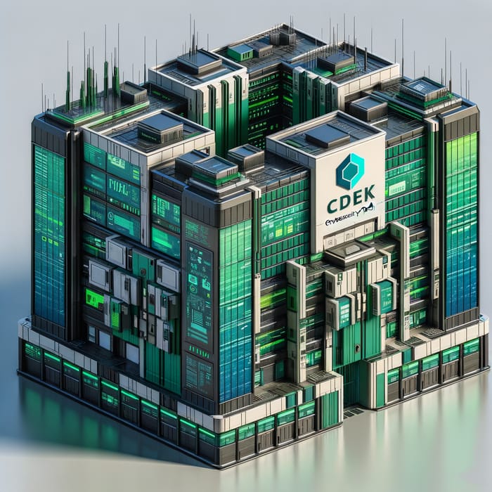 Green Cybersecurity Tech Company Building | Full HR Image