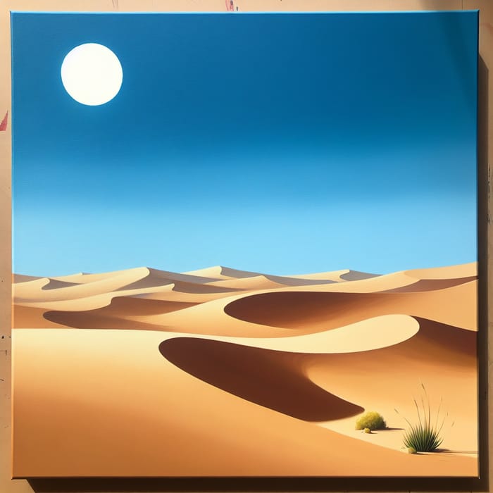 Desert Landscape Abstract Art Painting