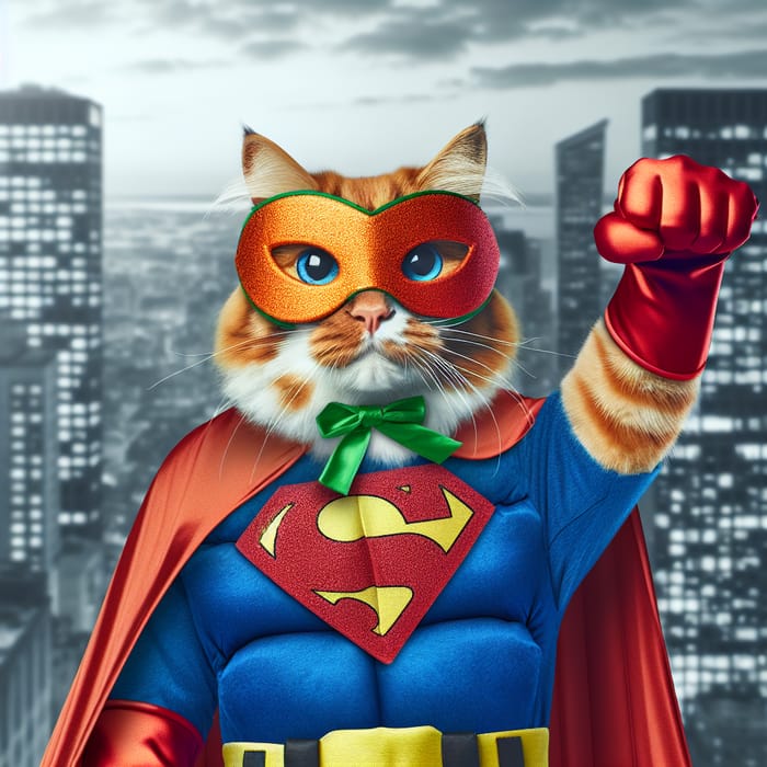 Superhero Cat | Cat Superhero Costume