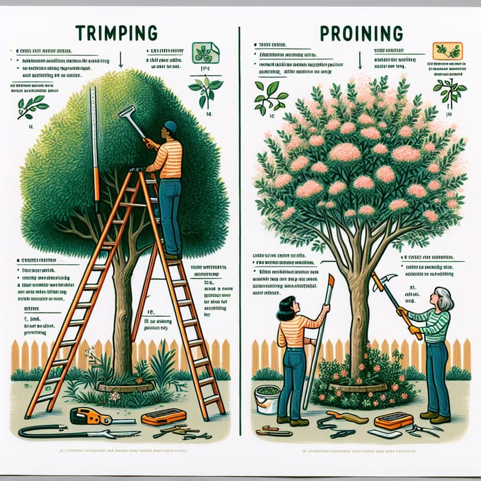 Tree Care: The Difference Between Trimming and Pruning Explained